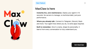 MiniMax стартира MaxClaw с внедряване на OpenClaw с едно щракване